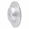 631-31141R Drilled/Slotted Brake Rotor [Silver], 2007-2019 BMW, Position: Rear Right - image 2