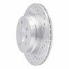 631-31143R Drilled/Slotted Brake Rotor [Silver], 2007-2019 BMW, Position: Rear Right - image 2