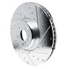 631-31165D Drilled/Slotted Brake Rotor [Silver], Fits Select Multiple Makes/Models, Position: Right Front - image 2