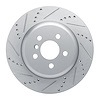 631-31169D Drilled/Slotted Brake Rotor [Silver], Fits Select Multiple Makes/Models, Position: Rear Right - image 1