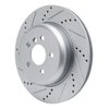 631-31169D Drilled/Slotted Brake Rotor [Silver], Fits Select Multiple Makes/Models, Position: Rear Right - image 2