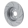631-31169D Drilled/Slotted Brake Rotor [Silver], Fits Select Multiple Makes/Models, Position: Rear Right - image 4