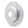 631-31170D Drilled/Slotted Brake Rotor [Silver], Fits Select Multiple Makes/Models, Position: Rear Left - image 2