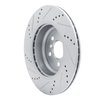 631-31170D Drilled/Slotted Brake Rotor [Silver], Fits Select Multiple Makes/Models, Position: Rear Left - image 4