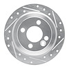 631-32003R Drilled/Slotted Brake Rotor [Silver], 2002-2015 Mini, Position: Rear Right - image 1