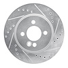631-32004R Drilled/Slotted Brake Rotor [Silver], 2002-2008 Mini, Position: Front Right - image 1