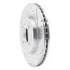 631-32005R Drilled/Slotted Brake Rotor [Silver], 2007-2015 Mini, Position: Front Right - image 2