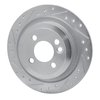 631-32007L Drilled/Slotted Brake Rotor [Silver], 2009-2014 Mini, Position: Rear Left - image 2