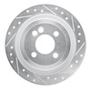 631-32007R Drilled/Slotted Brake Rotor [Silver], 2009-2014 Mini, Position: Rear Right - image 1