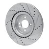 631-32008L Drilled/Slotted Brake Rotor [Silver], 2009-2014 Mini, Position: Front Left - image 4