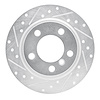 631-32010L Drilled/Slotted Brake Rotor [Silver], 2011-2016 Mini, Position: Rear Left - image 1