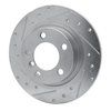 631-32012L Drilled/Slotted Brake Rotor [Silver], 2013-2016 Mini, Position: Rear Left - image 2