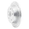 631-32013L Drilled/Slotted Brake Rotor [Silver], Fits Select Mini, Position: Rear Left - image 2