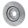 631-32014L Drilled/Slotted Brake Rotor [Silver], 2013-2013 Mini, Position: Front Left - image 4