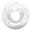 631-37007L Drilled/Slotted Brake Rotor [Silver], 1986-2006 Multiple Makes/Models, Position: Front Left - image 1
