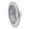 631-37009L Drilled/Slotted Brake Rotor [Silver], 1992-2004 Multiple Makes/Models, Position: Rear Left - image 4