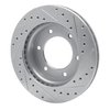 631-37010L Drilled/Slotted Brake Rotor [Silver], 2001-2004 Multiple Makes/Models, Position: Front Left - image 4