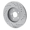 631-39010L Drilled/Slotted Brake Rotor [Silver], 1995-2006 Mopar, Position: Front Left - image 4