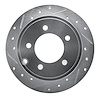 631-39022L Drilled/Slotted Brake Rotor [Silver], 2007-2017 Multiple Makes/Models, Position: Rear Left - image 1