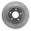 631-39023R Drilled/Slotted Brake Rotor [Silver], Fits Select Multiple Makes/Models, Position: Front Right - image 1