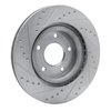 631-39023R Drilled/Slotted Brake Rotor [Silver], Fits Select Multiple Makes/Models, Position: Front Right - image 4