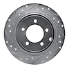 631-39024L Drilled/Slotted Brake Rotor [Silver], 2007-2017 Multiple Makes/Models, Position: Rear Left - image 1