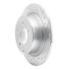 631-39024R Drilled/Slotted Brake Rotor [Silver], 2007-2017 Multiple Makes/Models, Position: Rear Right - image 2
