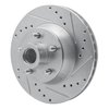 631-39026R Drilled/Slotted Brake Rotor [Silver], 1971-1981 Mopar, Position: Front Right - image 2