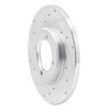 631-40000L Drilled/Slotted Brake Rotor [Silver], 1978-1983 Mopar, Position: Front Left - image 2