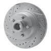 631-40003L Drilled/Slotted Brake Rotor [Silver], 1976-1981 Mopar, Position: Front Left - image 2