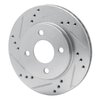 631-40015L Drilled/Slotted Brake Rotor [Silver], 1995-1996 Mopar, Position: Front Left - image 2