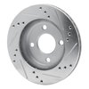 631-40015L Drilled/Slotted Brake Rotor [Silver], 1995-1996 Mopar, Position: Front Left - image 4