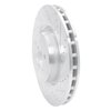 631-40022R Drilled/Slotted Brake Rotor [Silver], 2003-2017 Mopar, Position: Front Right - image 2