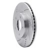 631-40024L Drilled/Slotted Brake Rotor [Silver], 2007-2017 Multiple Makes/Models, Position: Front Left - image 2