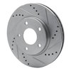 631-40024R Drilled/Slotted Brake Rotor [Silver], 2007-2017 Multiple Makes/Models, Position: Front Right - image 2