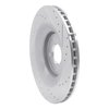 631-40025L Drilled/Slotted Brake Rotor [Silver], 2008-2014 Mopar, Position: Front Left - image 4