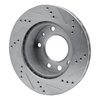 631-40041L Drilled/Slotted Brake Rotor [Silver], 2002-2006 Multiple Makes/Models, Position: Front Left,Fr Left - image 4