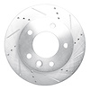 631-40042R Drilled/Slotted Brake Rotor [Silver], 2002-2006 Multiple Makes/Models, Position: Fr Right,Front Right - image 1