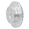 631-40042R Drilled/Slotted Brake Rotor [Silver], 2002-2006 Multiple Makes/Models, Position: Fr Right,Front Right - image 2