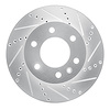 631-40043R Drilled/Slotted Brake Rotor [Silver], Fits Select Multiple Makes/Models, Position: Front Right,Fr Right - image 1