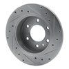 631-40044L Drilled/Slotted Brake Rotor [Silver], 2006-2018 Multiple Makes/Models, Position: Rr Left,Rear Left - image 4