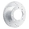 631-40047R Drilled/Slotted Brake Rotor [Silver], 1980-1993 Mopar, Position: Front Right - image 2