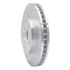 631-40066L Drilled/Slotted Brake Rotor [Silver], 1987-1990 Mopar, Position: Front Left - image 2