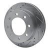 631-40088L Drilled/Slotted Brake Rotor [Silver], 2000-2002 Mopar, Position: Front Left - image 2