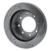 631-40088L Drilled/Slotted Brake Rotor [Silver], 2000-2002 Mopar, Position: Front Left - image 4