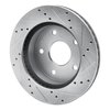 631-40092L Drilled/Slotted Brake Rotor [Silver], 2000-2001 Mopar, Position: Front Left - image 4