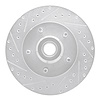 631-40096L Drilled/Slotted Brake Rotor [Silver], 2003-2003 Mopar, Position: Front Left - image 1