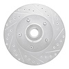 631-40096R Drilled/Slotted Brake Rotor [Silver], 2003-2003 Mopar, Position: Front Right - image 1