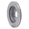 631-40098R Drilled/Slotted Brake Rotor [Silver], 2003-2004 Mopar, Position: Front Right - image 4