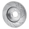 631-40100L Drilled/Slotted Brake Rotor [Silver], 2003-2003 Mopar, Position: Front Left - image 4